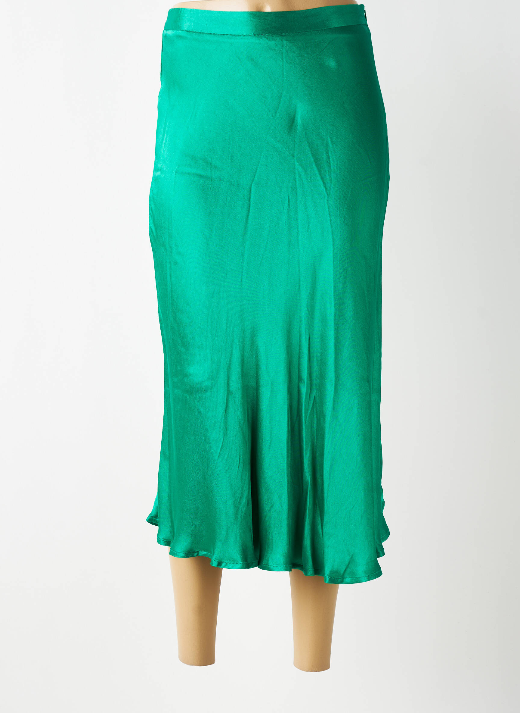 Jupe longue taille haute vert LA PETITE ETOILE femme