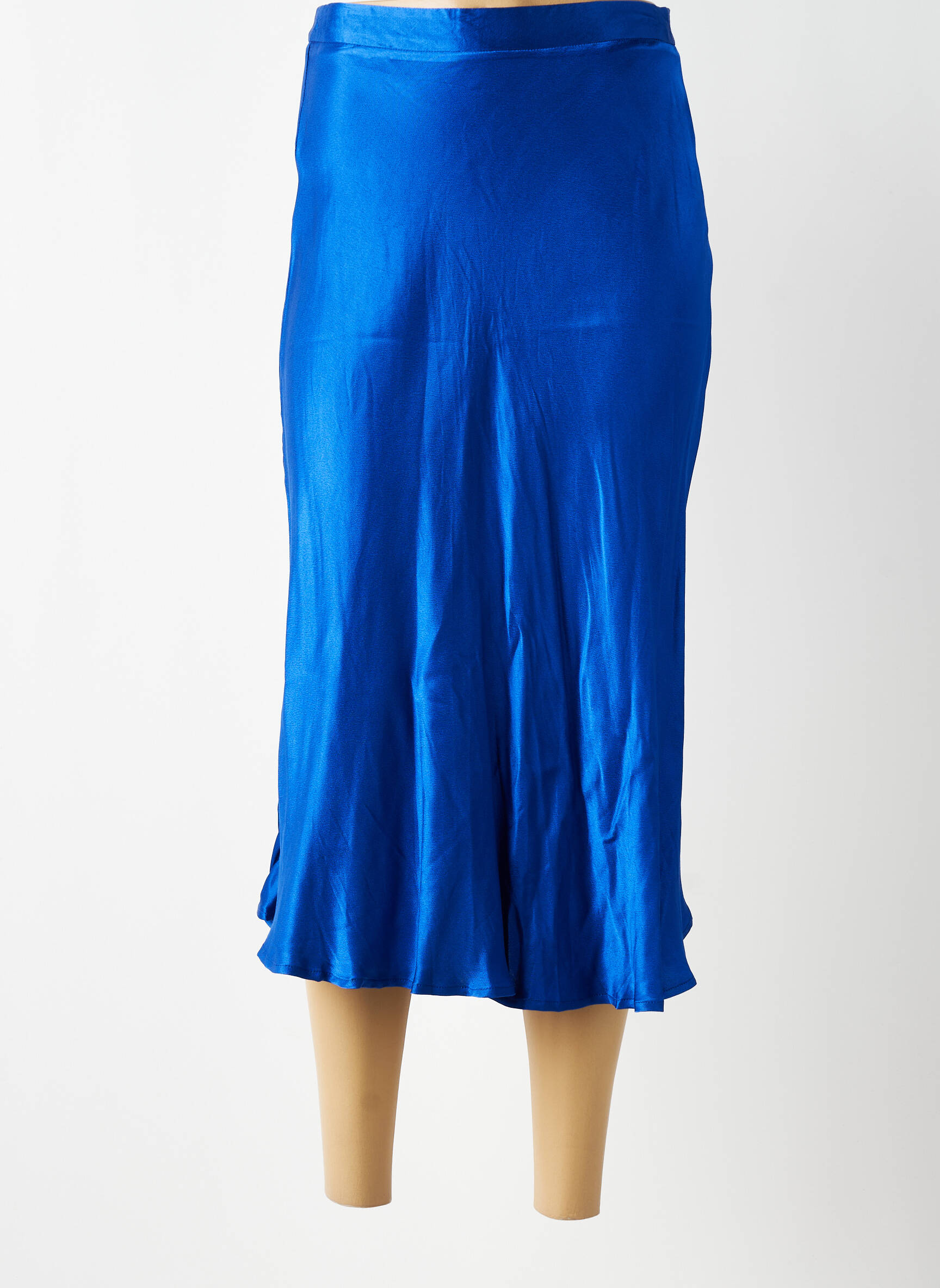 Jupe longue taille haute bleu LA PETITE ETOILE femme