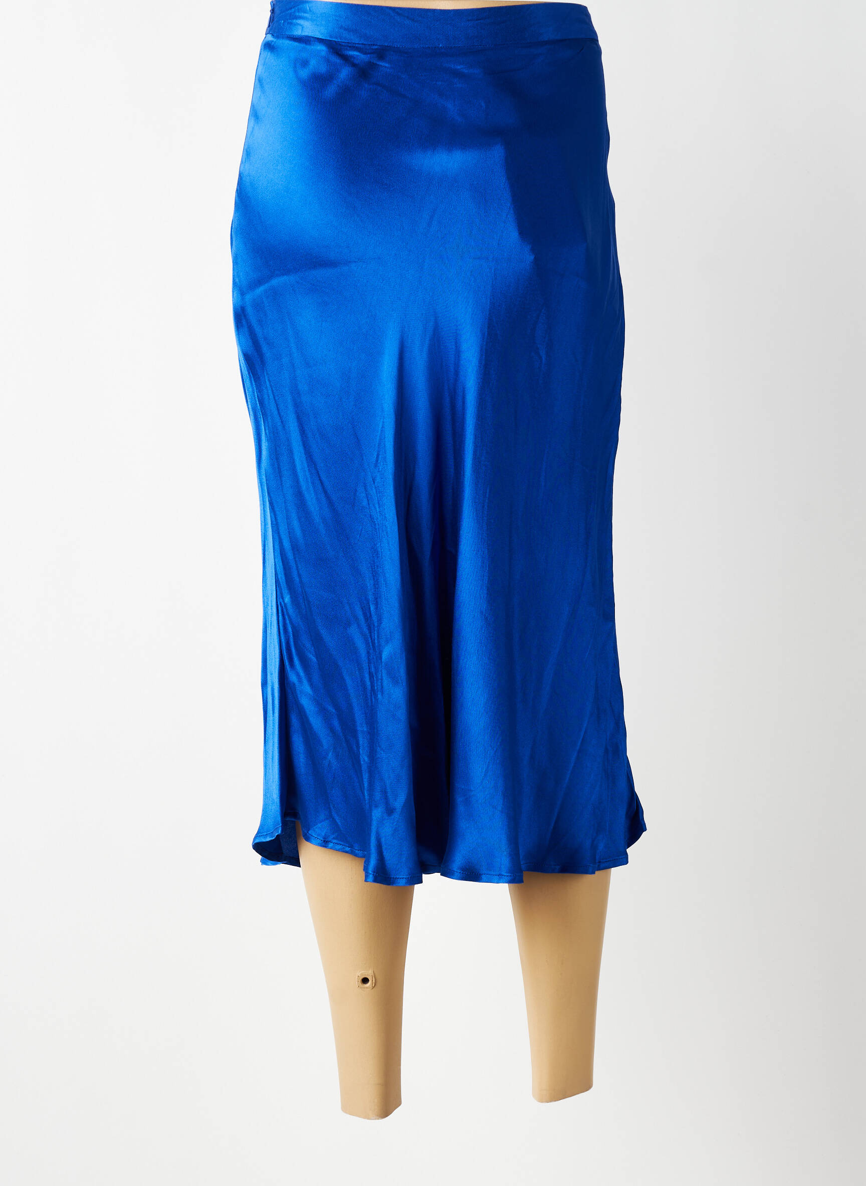 Jupe longue taille haute bleu LA PETITE ETOILE femme