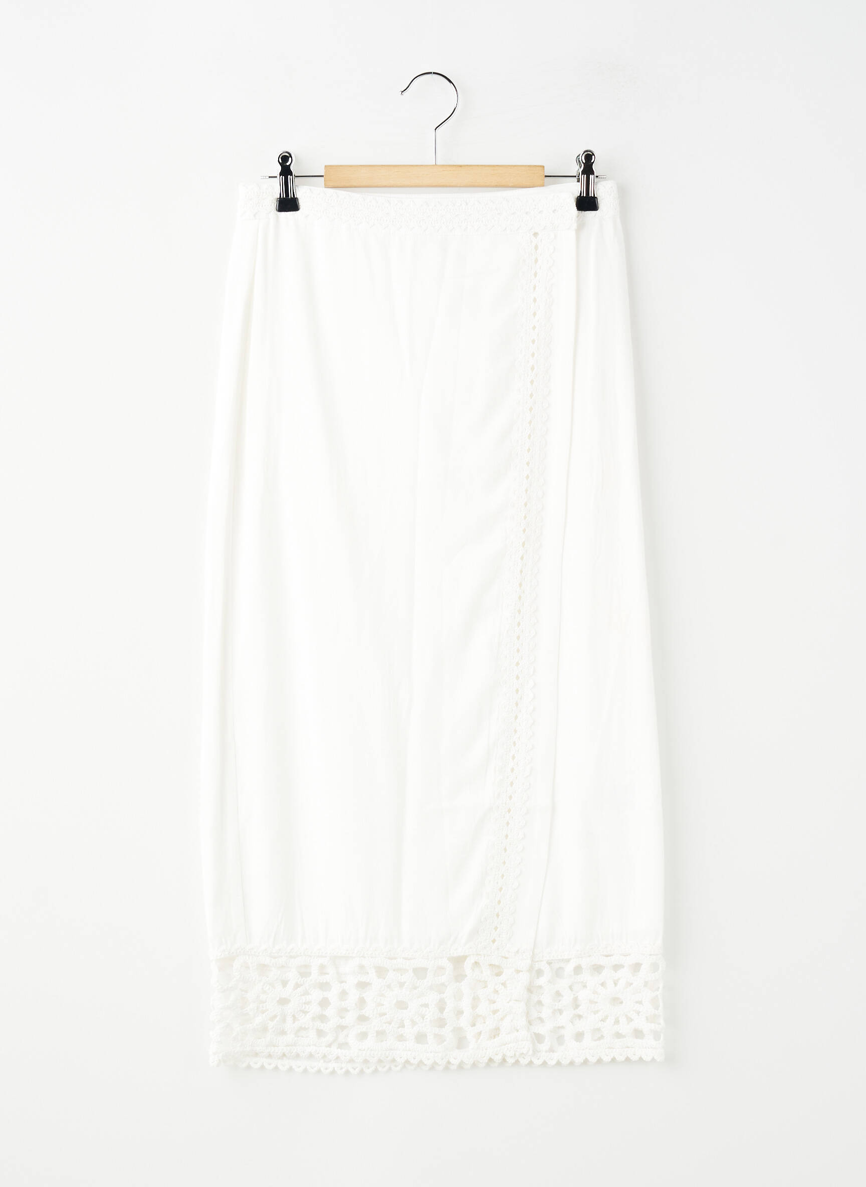Jupe longue doublure blanc LA PETITE ETOILE femme