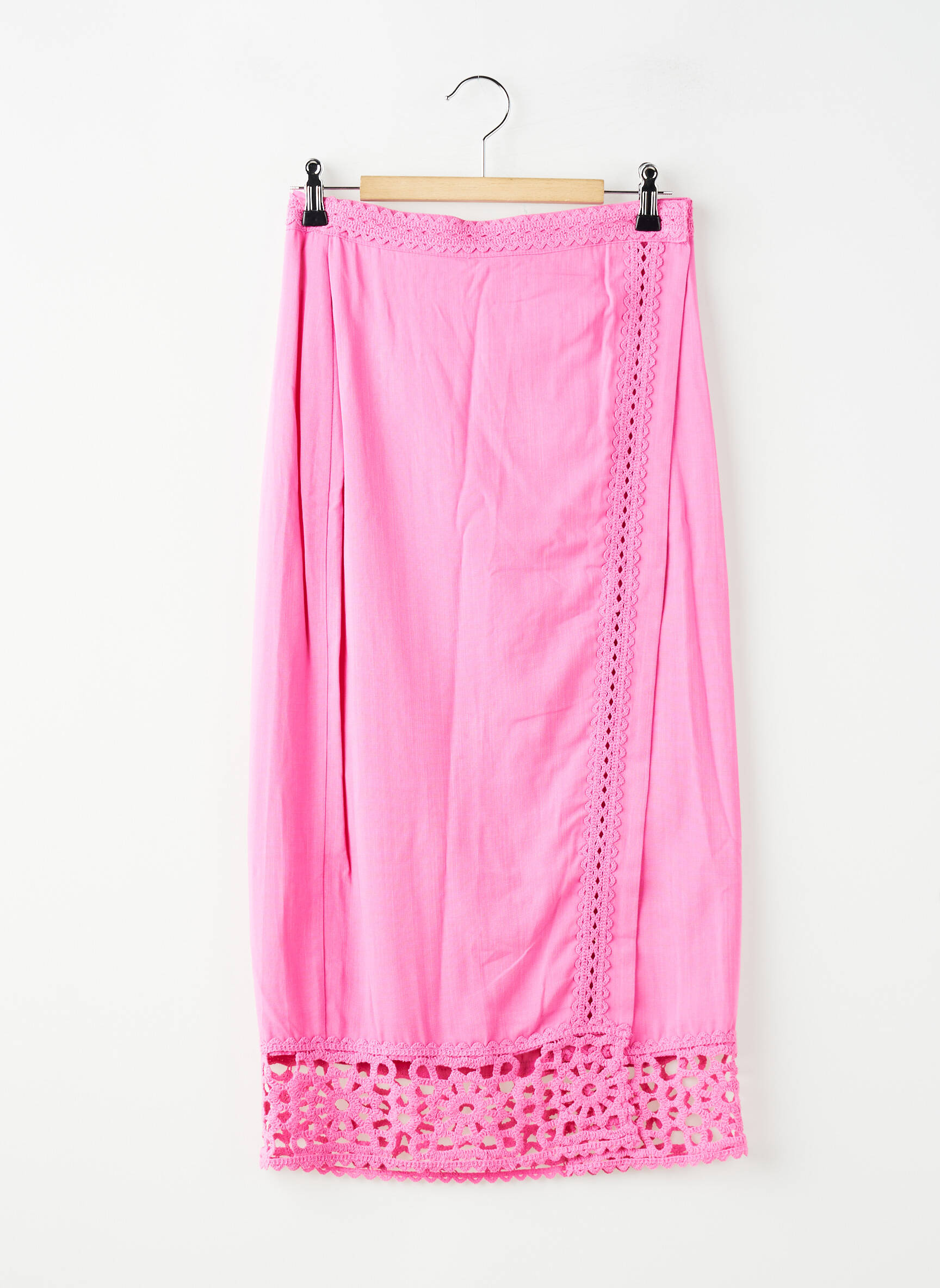 Jupe longue doublure rose LA PETITE ETOILE femme