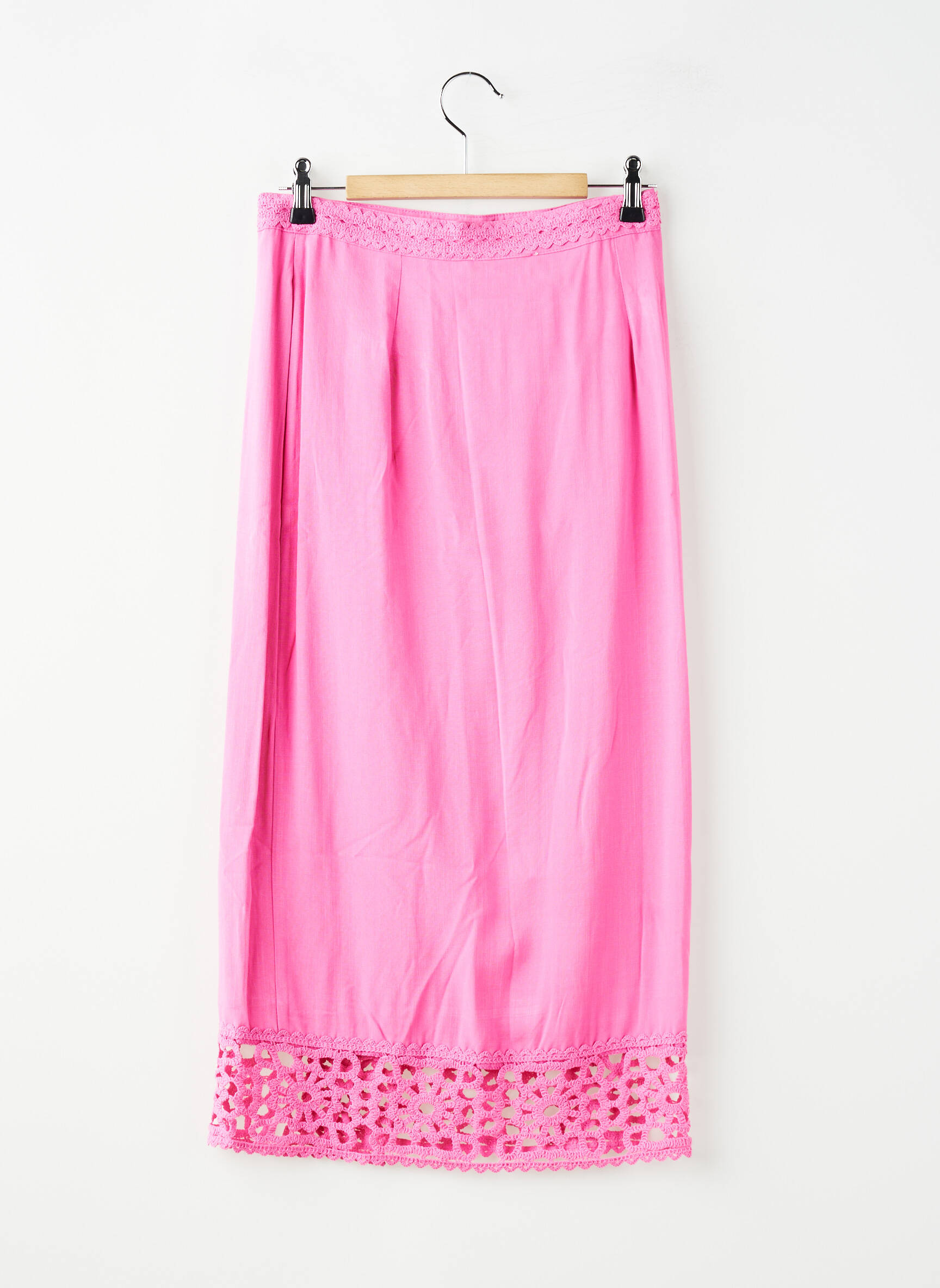 Jupe longue doublure rose LA PETITE ETOILE femme