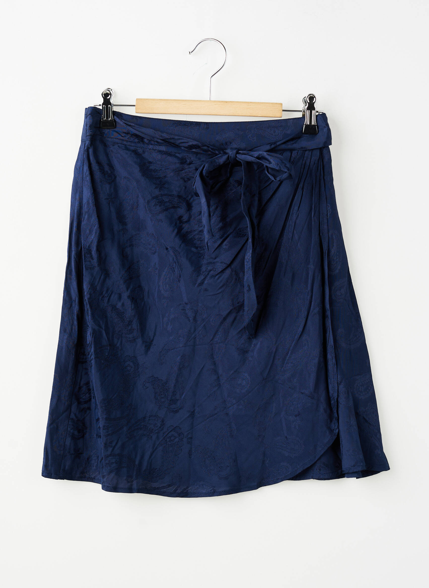 Jupe courte coupe évasée bleu LA PETITE ETOILE femme