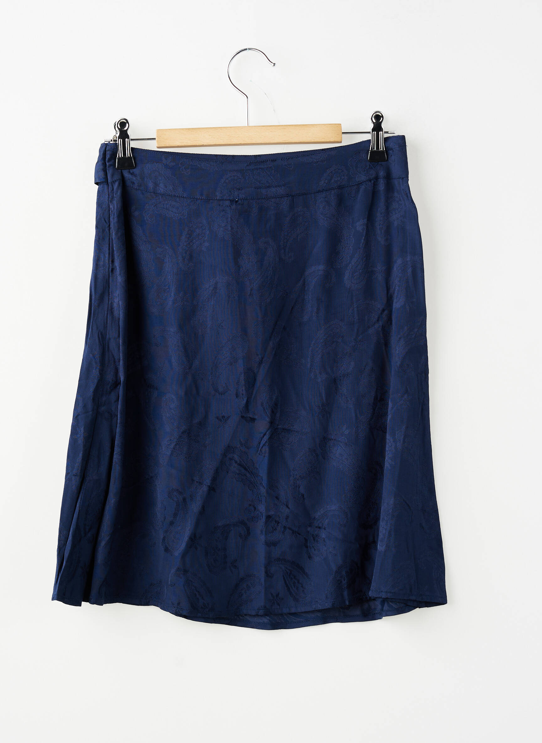 Jupe courte coupe évasée bleu LA PETITE ETOILE femme