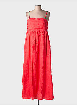 Robe mi-longue sans manche sans manche rouge ARTLOVE femme