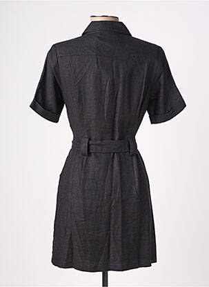 Robe courte manches courtes manches courtes noir LA PETITE ETOILE femme