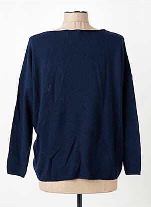 Pull col bateau manches longues bleu CIVICO 1 femme