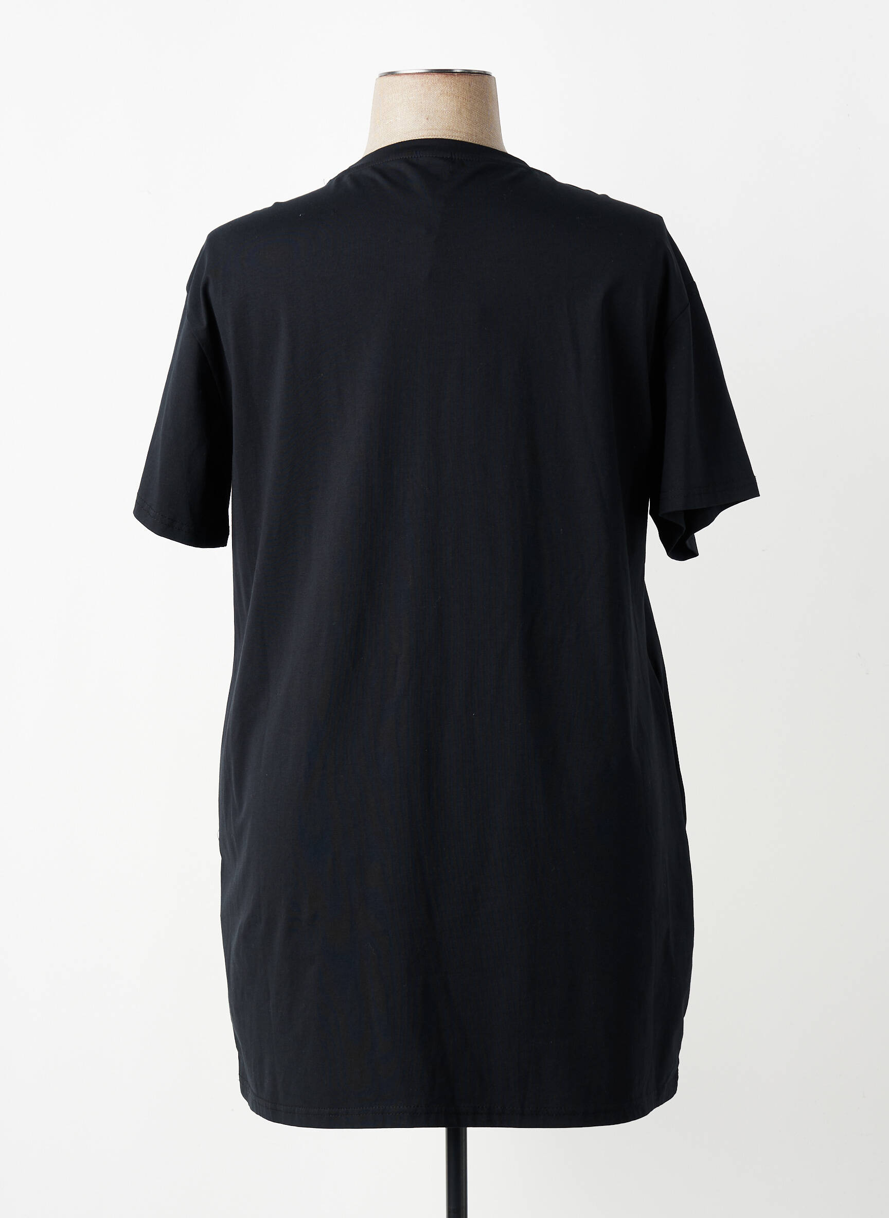 T-shirt stretch manches courtes noir FLY OUT femme
