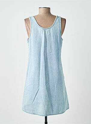 Robe courte sans manche sans manche bleu LA PETITE FRANCAISE femme