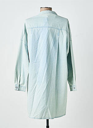 Robe courte manches longues manches longues bleu ARTLOVE femme