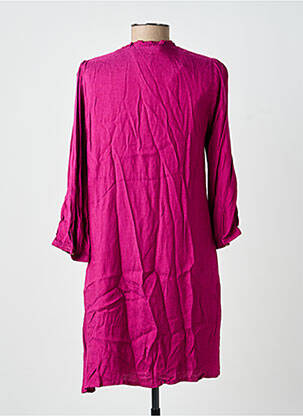 Robe courte manches longues manches longues rose LA PETITE FRANCAISE femme