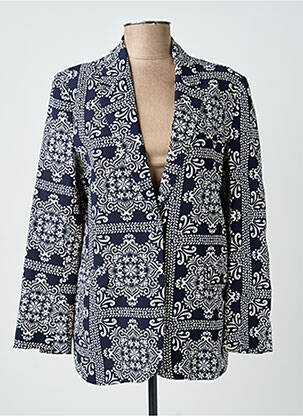 Blazer poches bleu LA PETITE ETOILE femme
