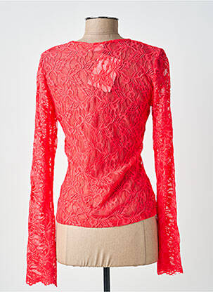 Top stretch manches longues rose NUMPH femme
