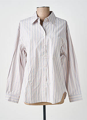 Chemisier coupe droite manches longues gris ARTLOVE femme