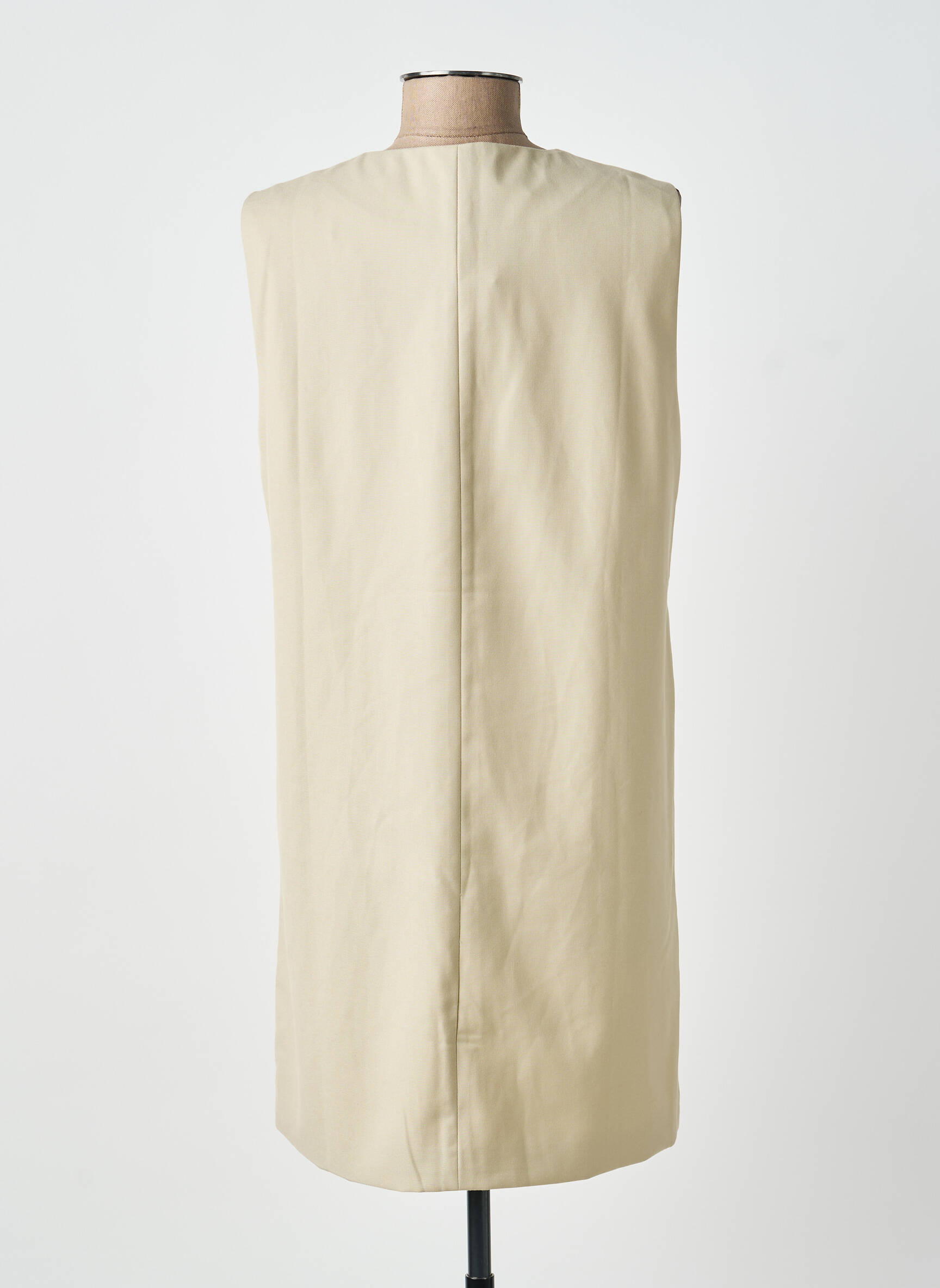Veste chic fermeture boutonnée sur le devant beige LA PETITE ETOILE femme