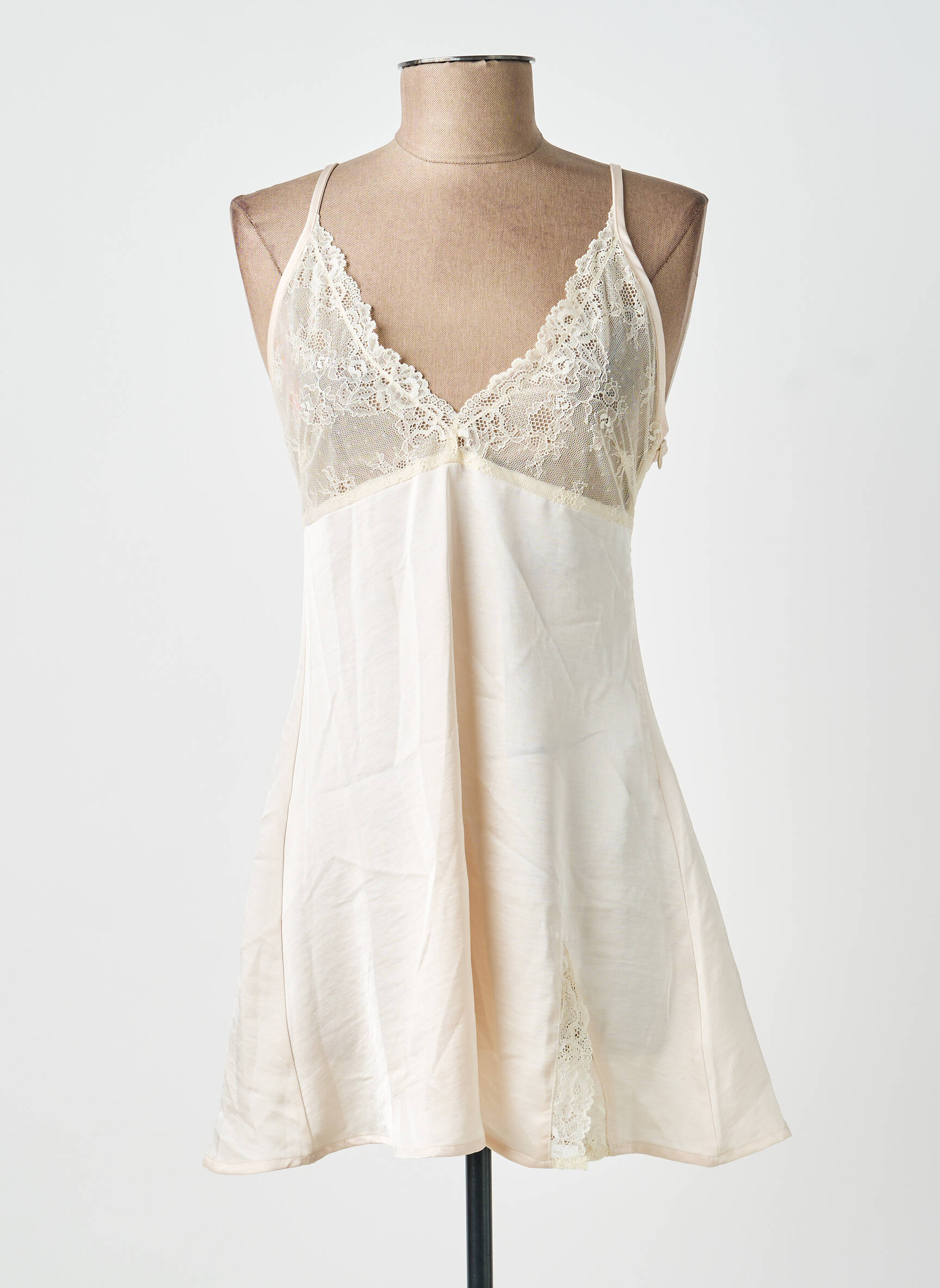 Nuisette/combinette broderie beige LA PETITE ETOILE femme