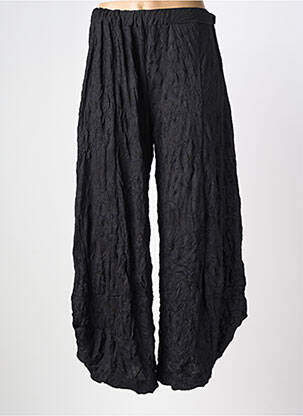 Pantalon large coupe fluide taille normale noir OLIVER JUNG femme