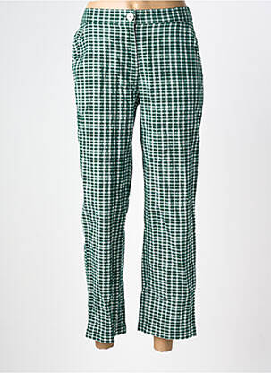 Pantalon 7/8 taille élastique taille normale vert NICE THINGS femme