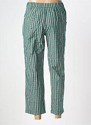 Pantalon 7/8 taille élastique taille normale vert NICE THINGS femme