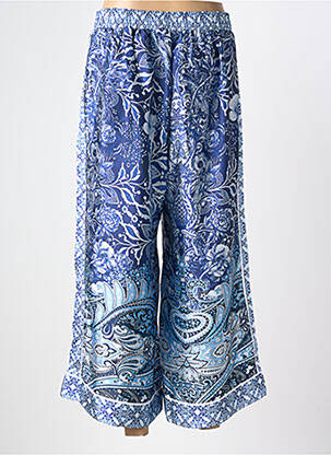 Pantalon large coupe fluide taille normale bleu MAT. femme