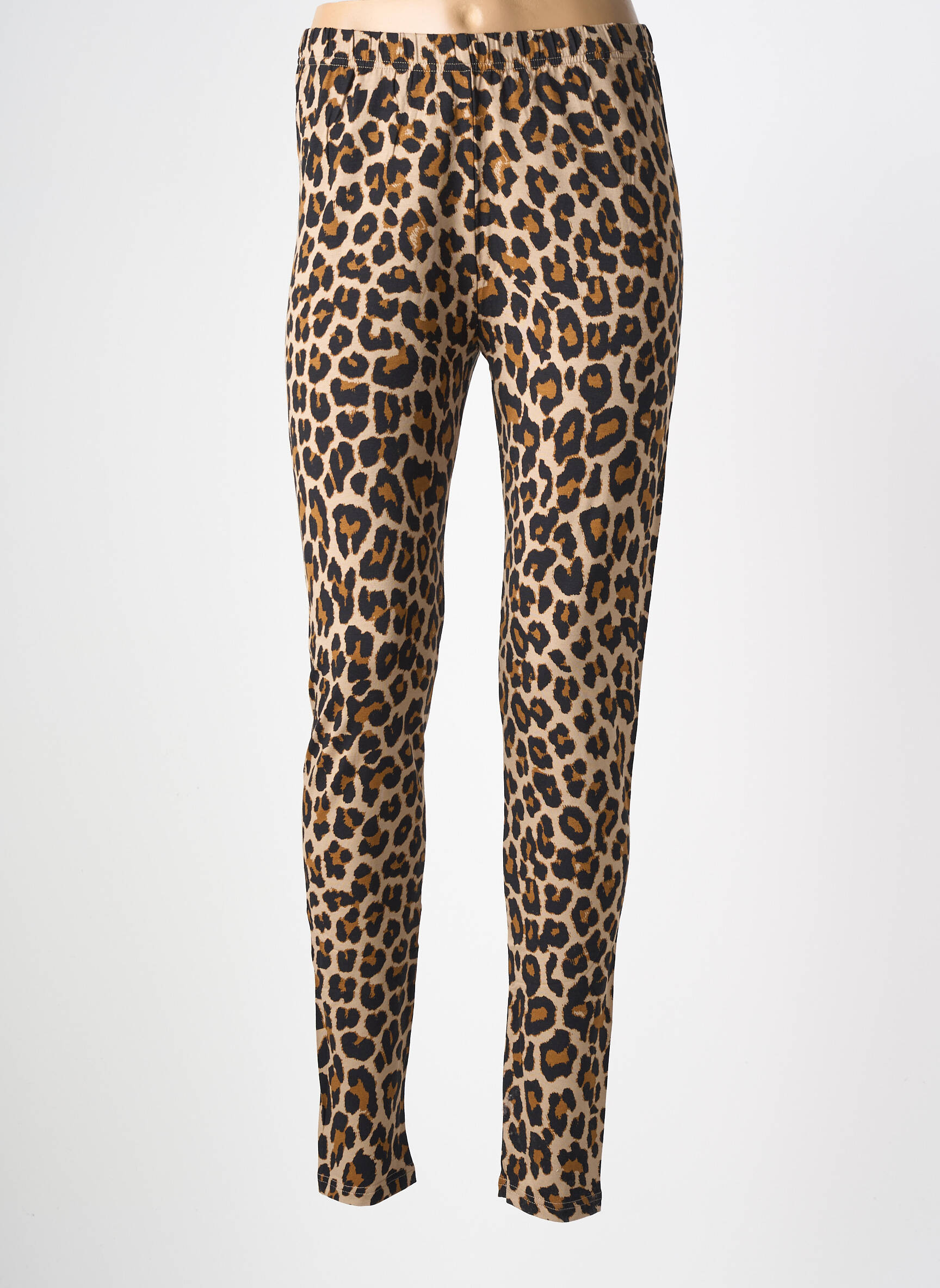 Legging tissage jersey taille normale beige MASAI femme