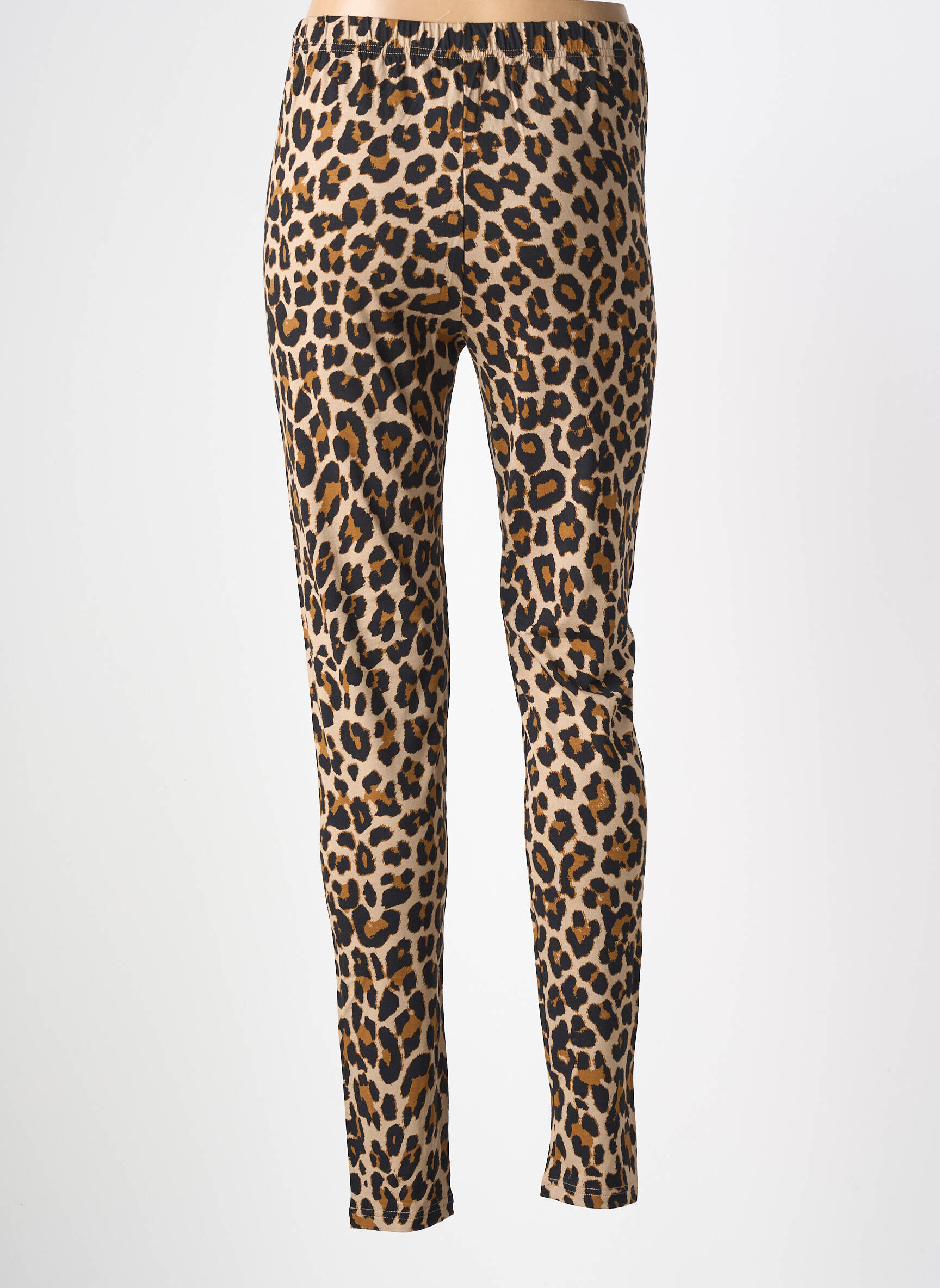Legging tissage jersey taille normale beige MASAI femme