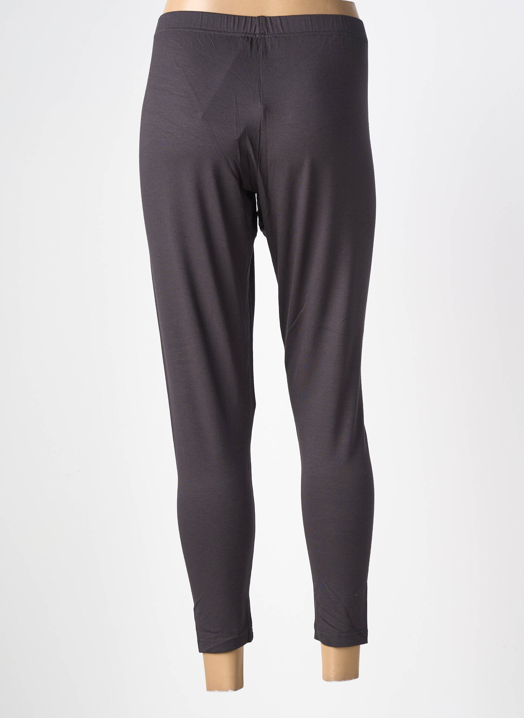 Legging tissage jersey taille normale gris MAT. femme