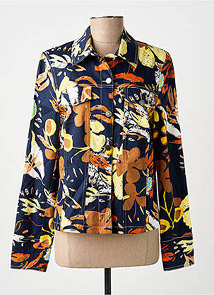 Veste casual coupe cintrée bleu GUY DUBOUIS femme