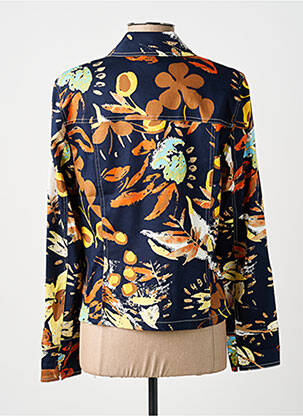 Veste casual coupe cintrée bleu GUY DUBOUIS femme
