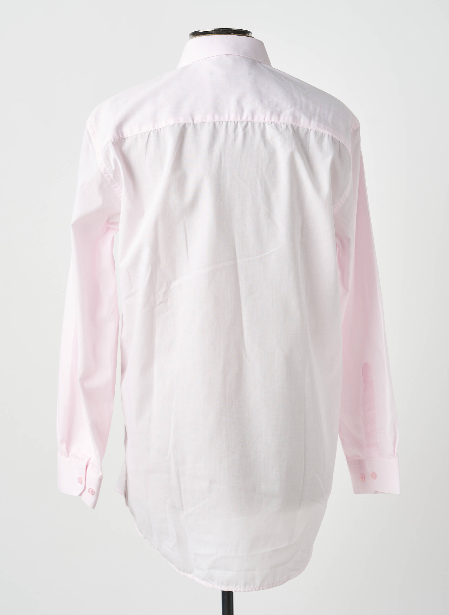 Chemise manches longues coupe droite rose EDISSON HARRY'S homme