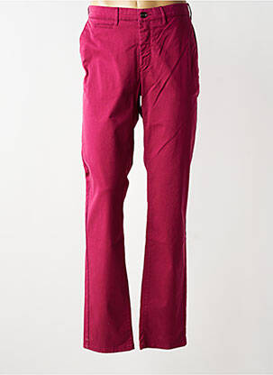 Pantalon chino stretch taille normale violet CAMBRIDGE homme