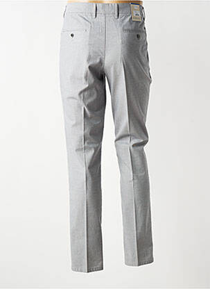 Pantalon chino tissage chiné taille normale gris LCDN homme