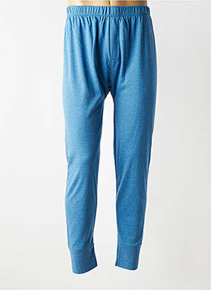 Jogging tissage chiné bleu JET homme