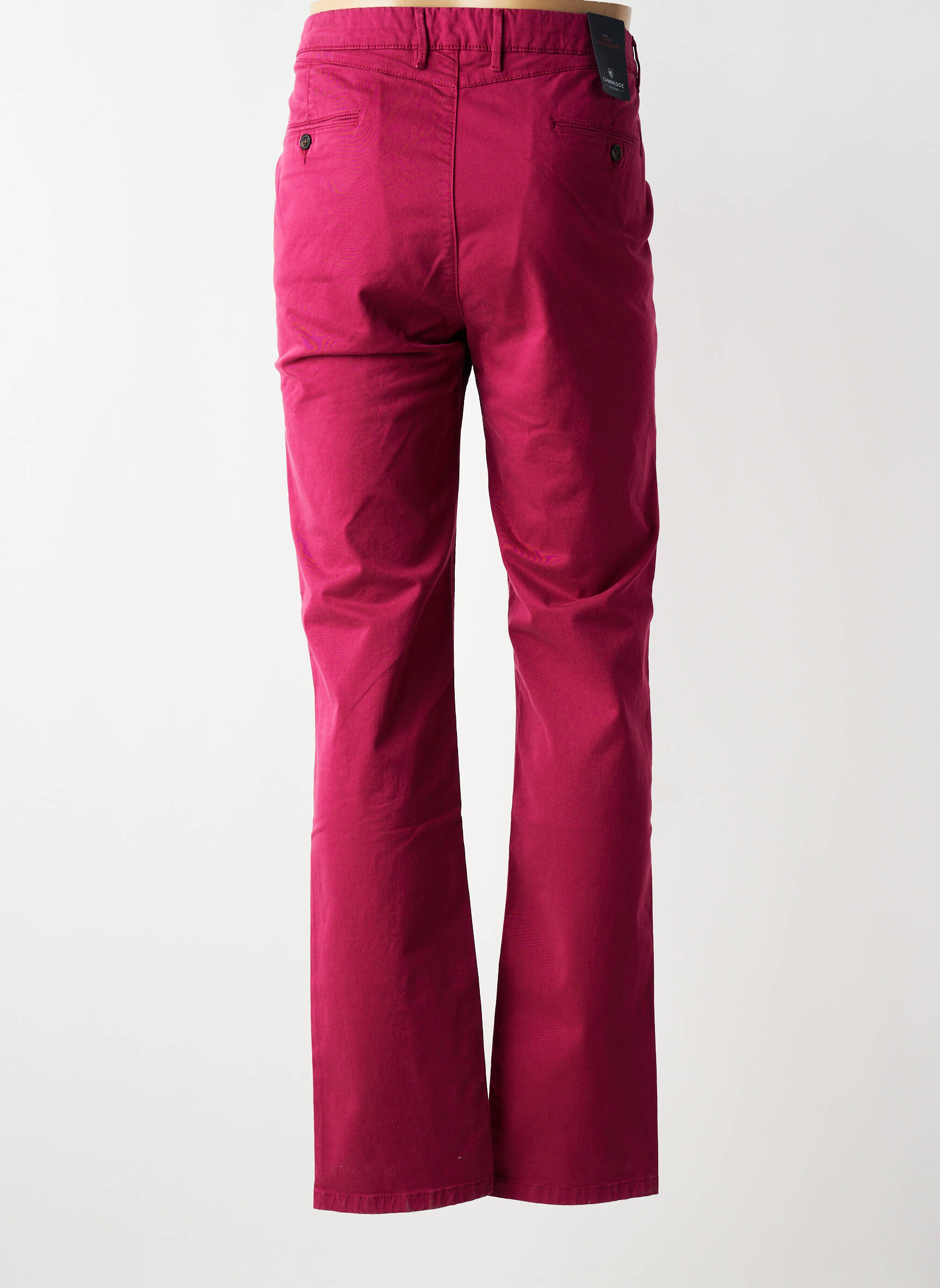 Pantalon chino stretch taille normale violet CAMBRIDGE homme