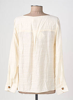 Blouse col rond manches longues beige clair LA PETITE ETOILE femme