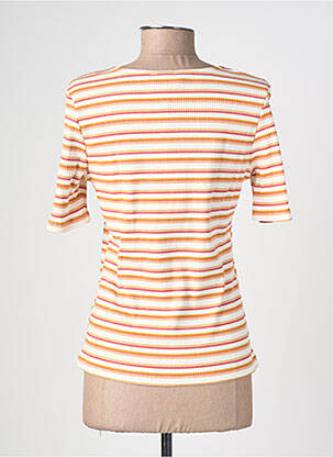 T-shirt stretch manches courtes orange ARTLOVE femme