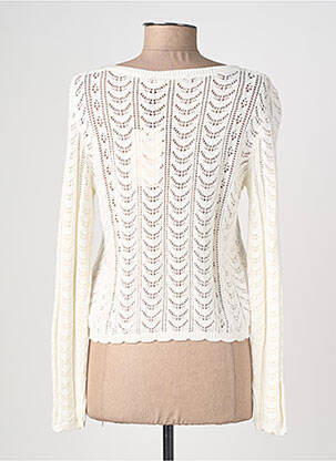 Gilet manches longues col rond beige LA PETITE ETOILE femme