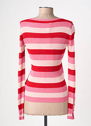 Pull stretch manches longues rose LA PETITE ETOILE femme