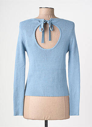 Pull col v manches longues bleu ANDY & LUCY femme