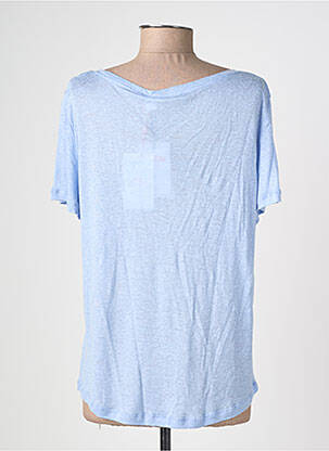 T-shirt col rond manches courtes bleu LA PETITE ETOILE femme