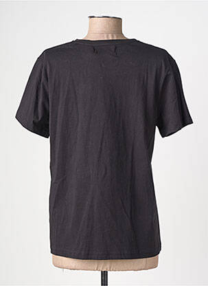 T-shirt sérigraphie manches courtes noir LA PETITE ETOILE femme