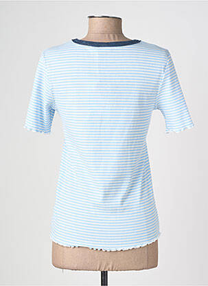 T-shirt stretch manches courtes bleu NUMPH femme