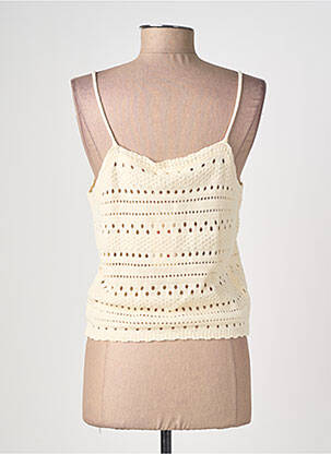 Top stretch fines bretelles beige ANDY & LUCY femme
