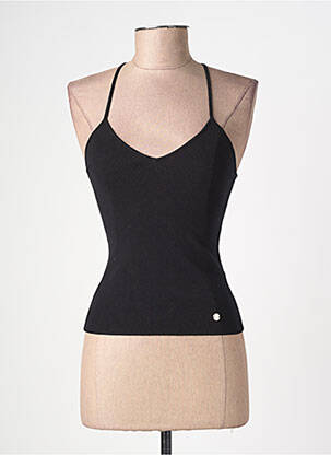Top stretch fines bretelles noir LA PETITE ETOILE femme