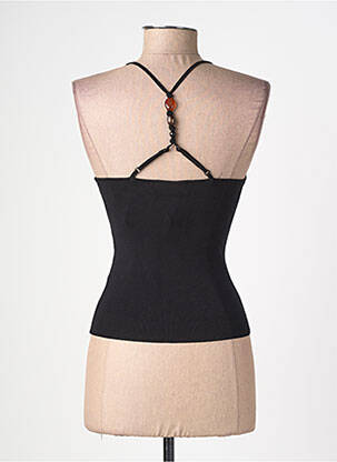 Top stretch fines bretelles noir LA PETITE ETOILE femme
