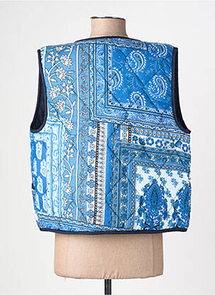 Gilet sans manche poches bleu LA PETITE ETOILE femme
