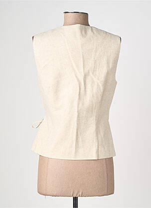 Gilet sans manche doublure beige LA PETITE ETOILE femme