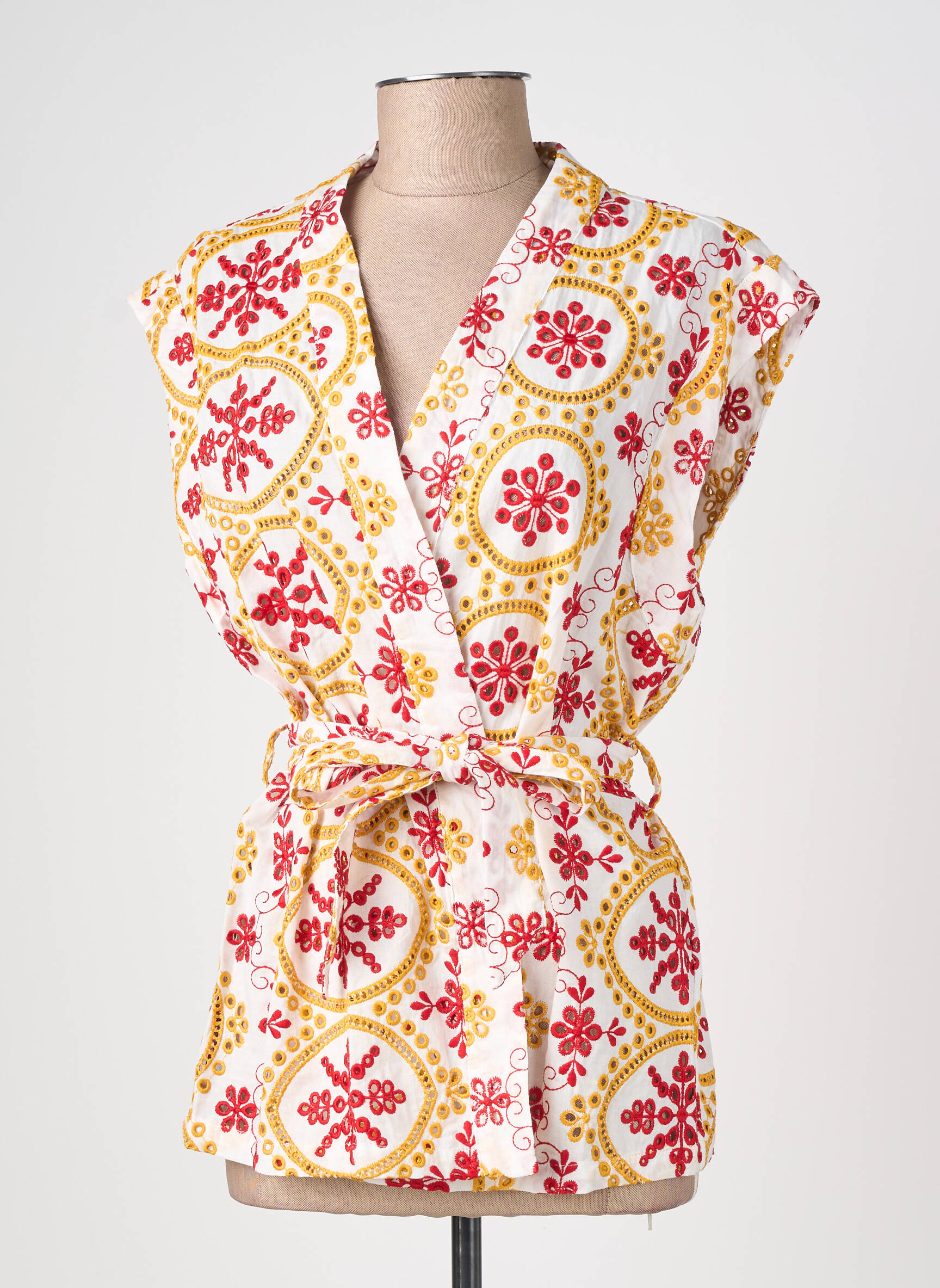 Veste casual coupe cintrée jaune LA PETITE ETOILE femme