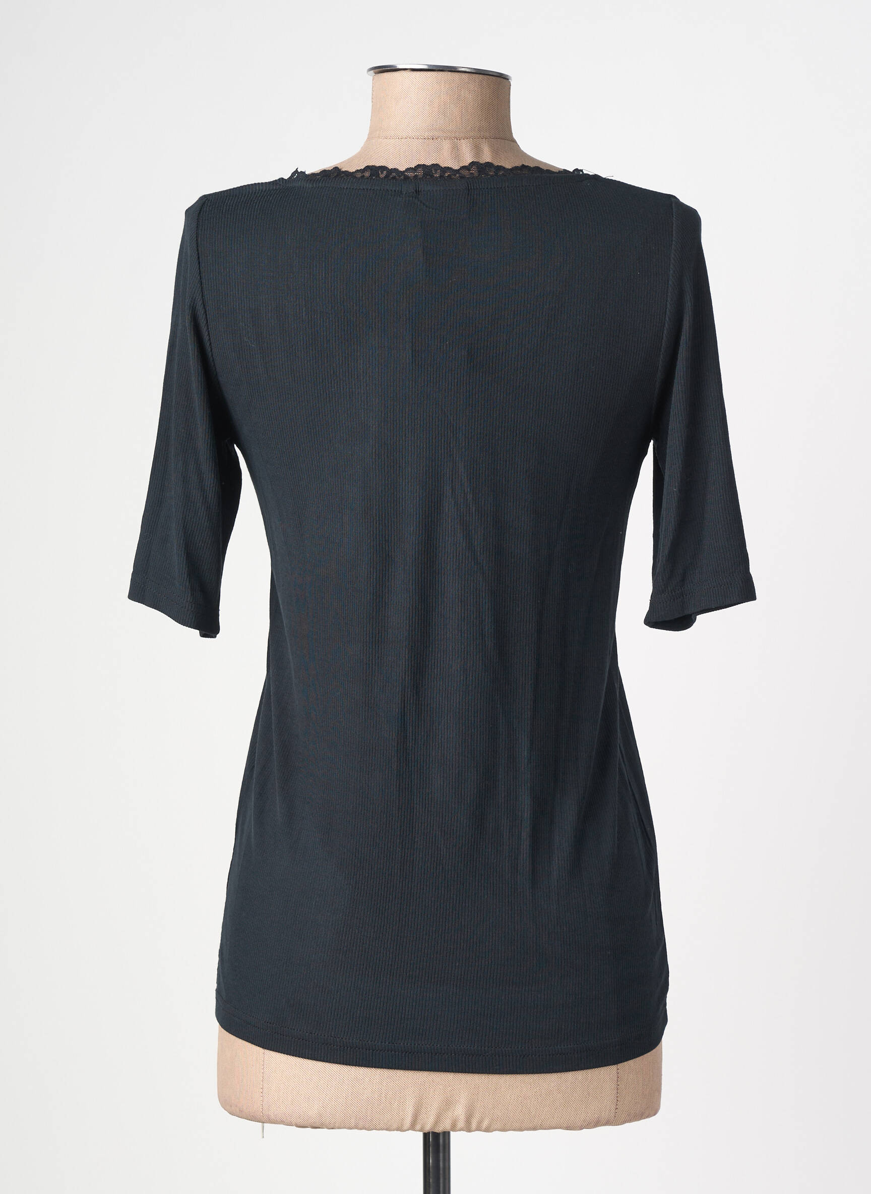 Top manches courtes manches courtes noir NUMPH femme