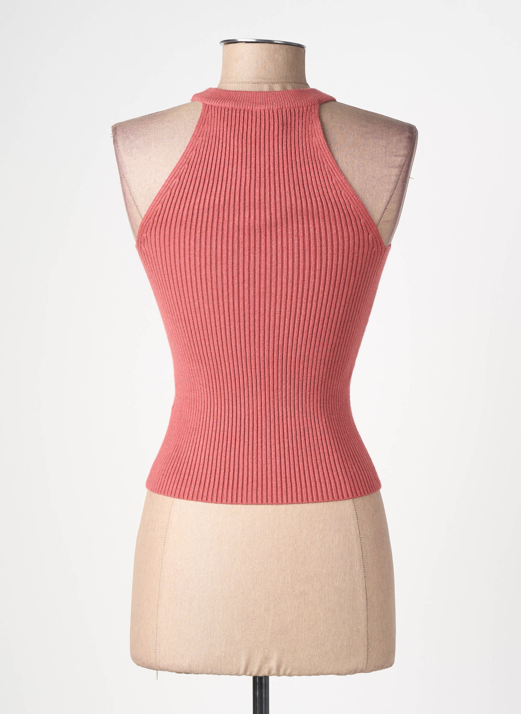 Top stretch sans manche rose LA PETITE ETOILE femme